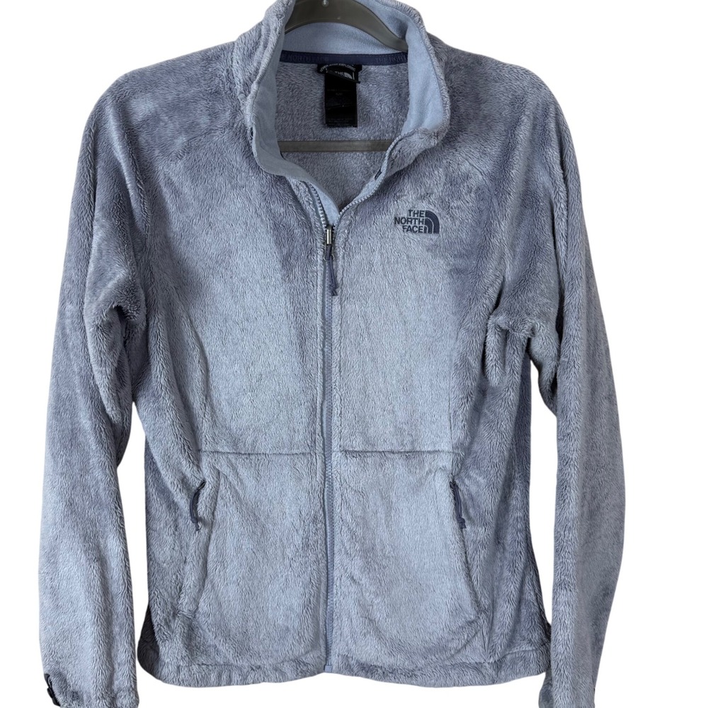 The North Face Fleece Jacket Womens S Light Purple/Gray Full Zip Osito Cozy Warm